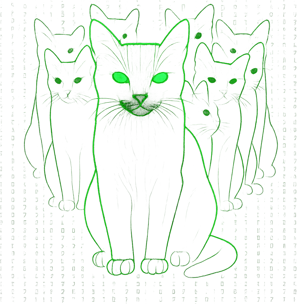 Gato Holográfico Matrix